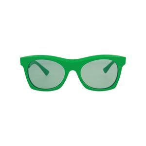 Bottega Veneta Square-Frame Acetate Sunglasses Green Unisex-Adult